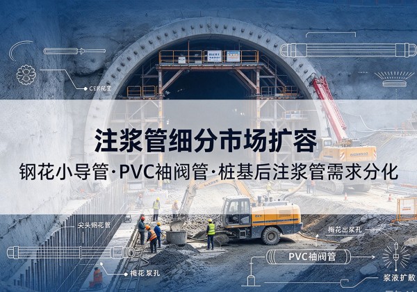 宁河区注浆管细分市场扩容，隧道钢花小导管、PVC 袖阀管、桩基后注浆管需求分化